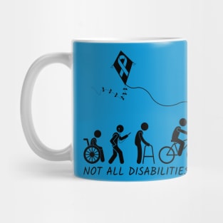 Spoonie Species: "Not all disabilities are visible..." Mug